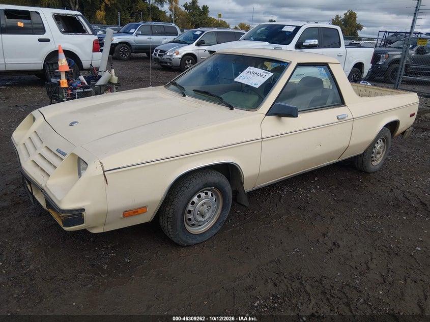 1982 DODGE RAMPAGE