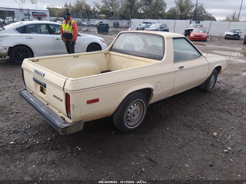 1982 DODGE RAMPAGE