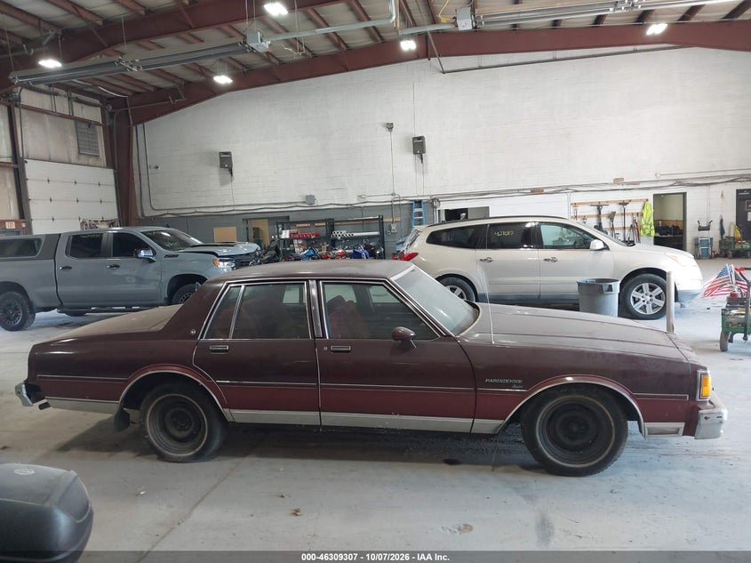 PONTIAC PARISIENNE 1984 VIN 2G2AT69H7E9721683