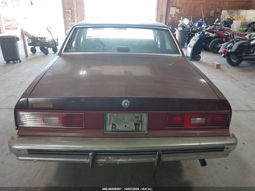 PONTIAC PARISIENNE 1984 VIN 2G2AT69H7E9721683