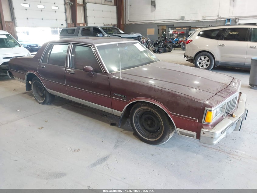 PONTIAC PARISIENNE 1984 VIN 2G2AT69H7E9721683