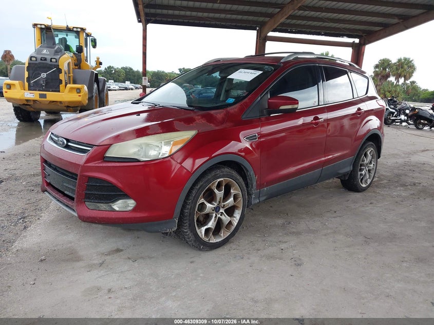 Vin: 1fmcu0jx8eub05328, lot: 46809508, ford escape titanium 20142
