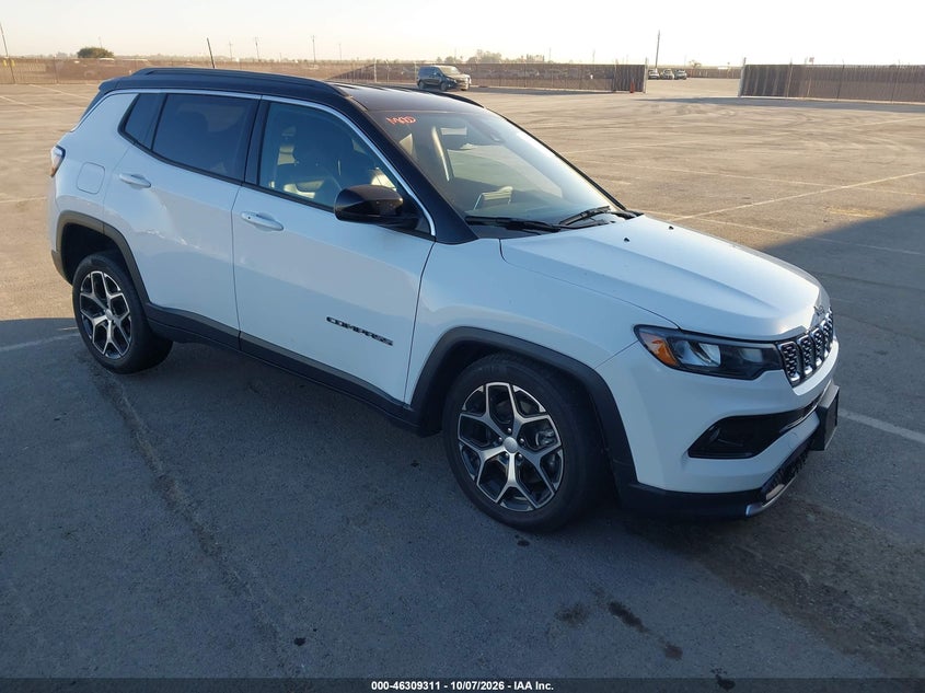 Vin: 3c4njdcn3rt125107, lot: 46809510, jeep compass limited 4x4 20241