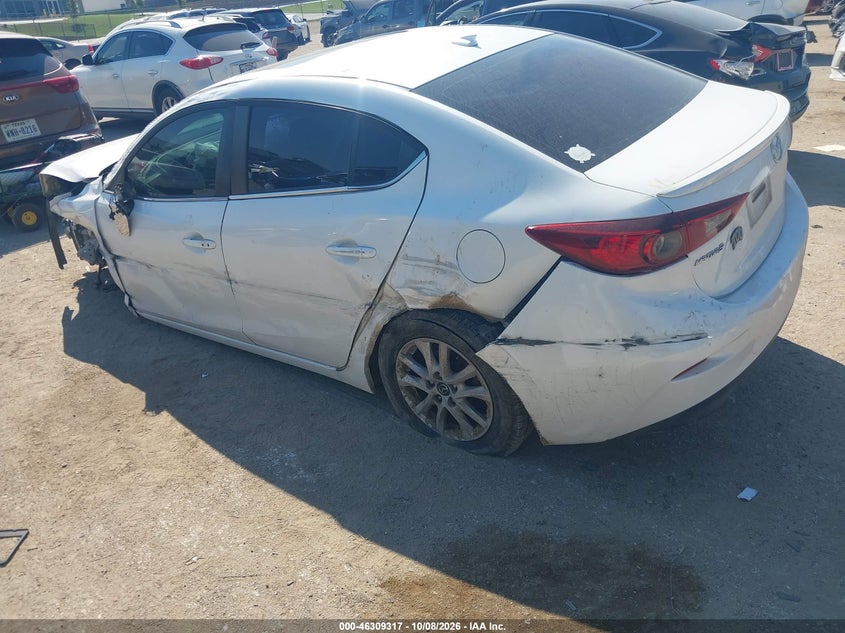 Vin: jm1bm1w75e1203426, lot: 46809516, mazda mazda3 i grand touring 20143
