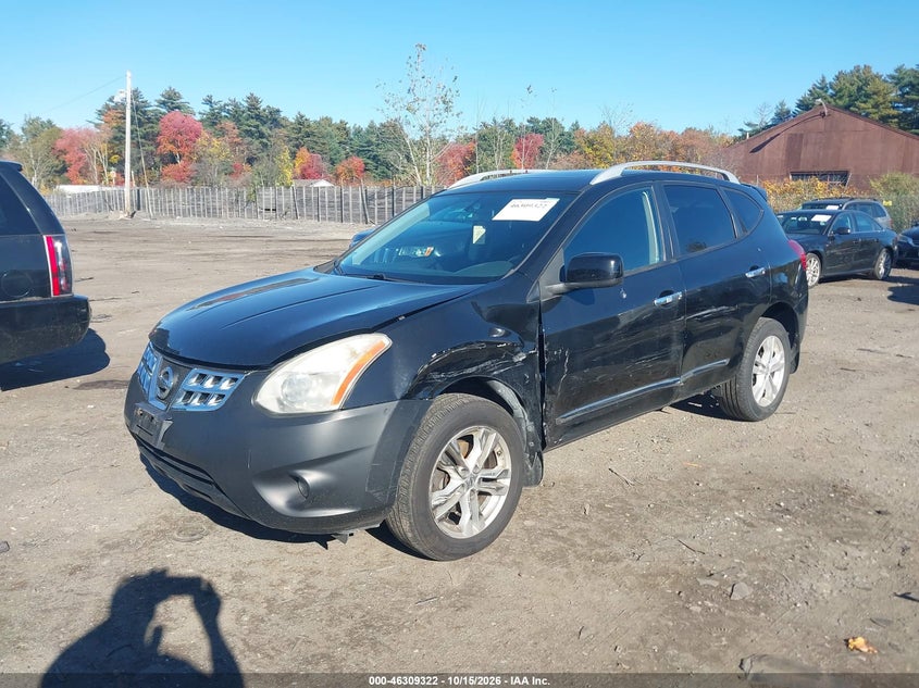 Vin: jn8as5mv1dw132855, lot: 46809521, nissan rogue sv 20132