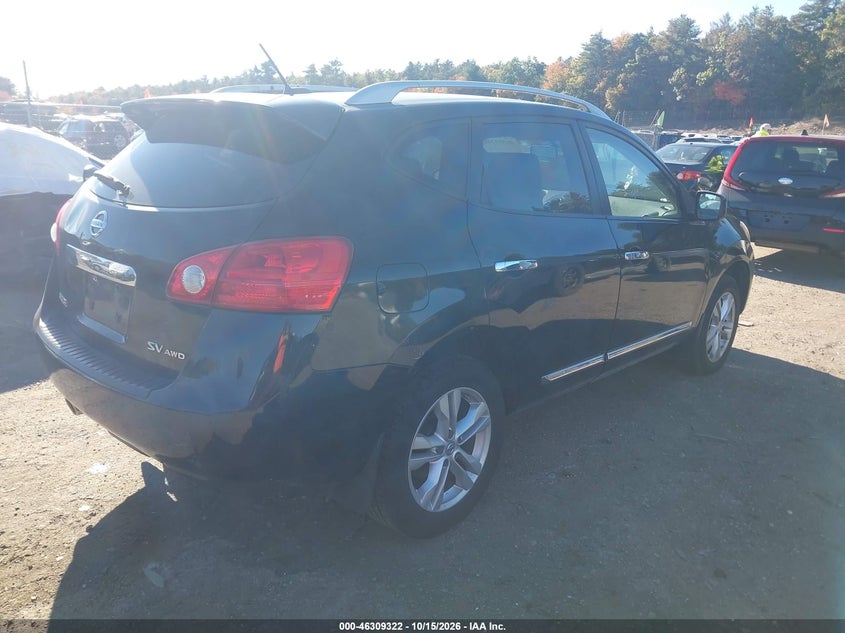 Vin: jn8as5mv1dw132855, lot: 46809521, nissan rogue sv 20134