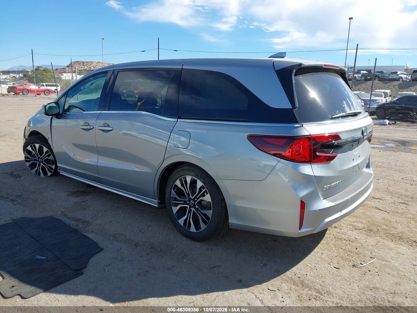 Vin: 5fnrl6h99tb086466, lot: 46809555, honda odyssey elite 20263