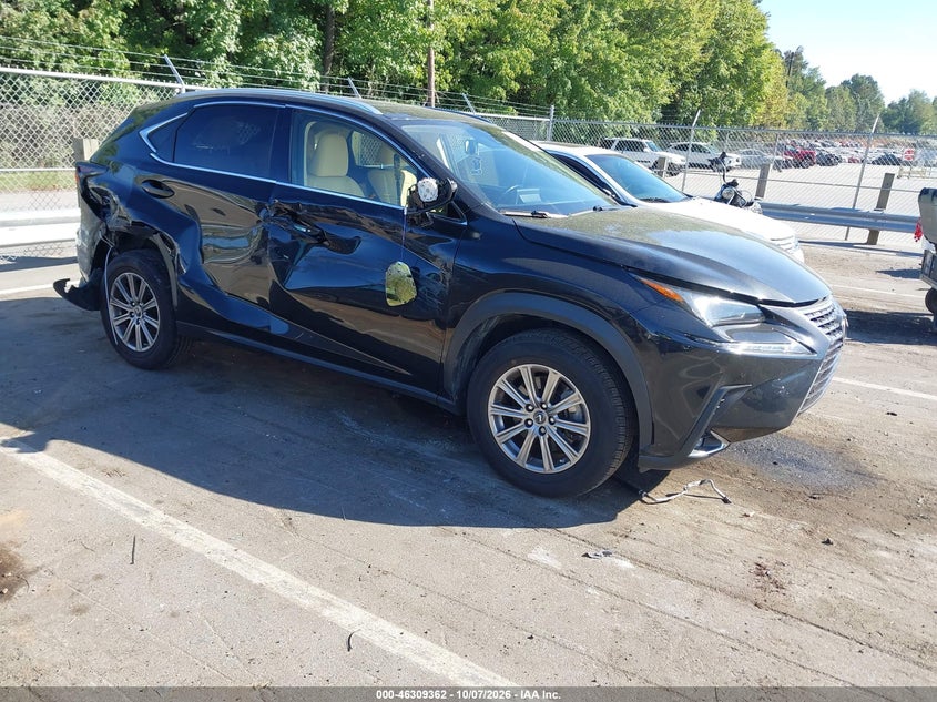Vin: jtjdarbz3l2175752, lot: 46809561, lexus nx 300 20201
