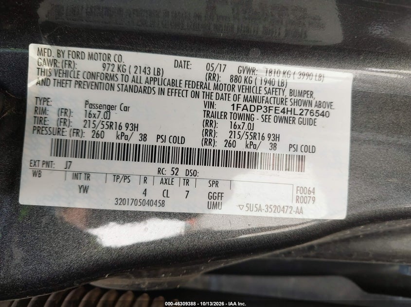 2017 FORD FOCUS SE · Фото 9