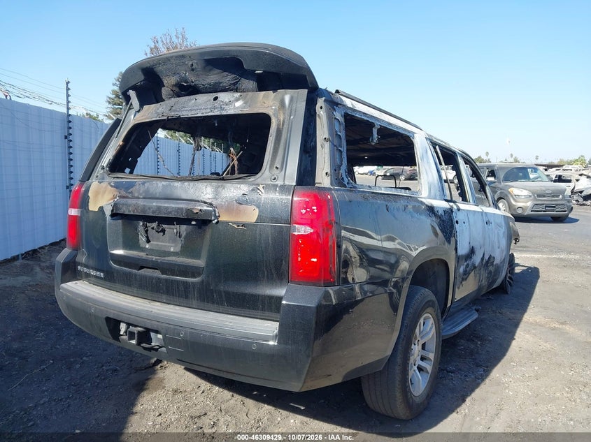 Vin: 1gnschkc3jr112219, lot: 46809628, chevrolet suburban lt 20184