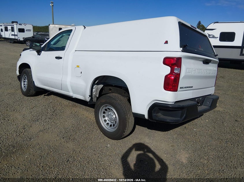 Vin: 3gcnaaek8tg226841, lot: 46809631, chevrolet silverado 1500 2wd  standard bed wt 20263