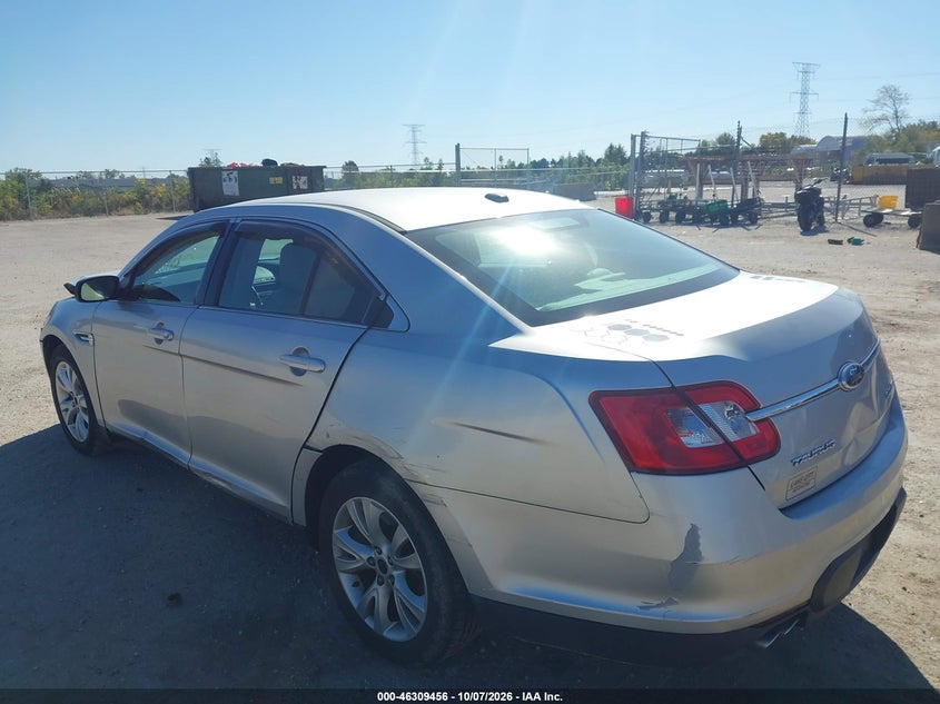 Vin: 1fahp2hw4bg143729, lot: 46809655, ford taurus sel 20113
