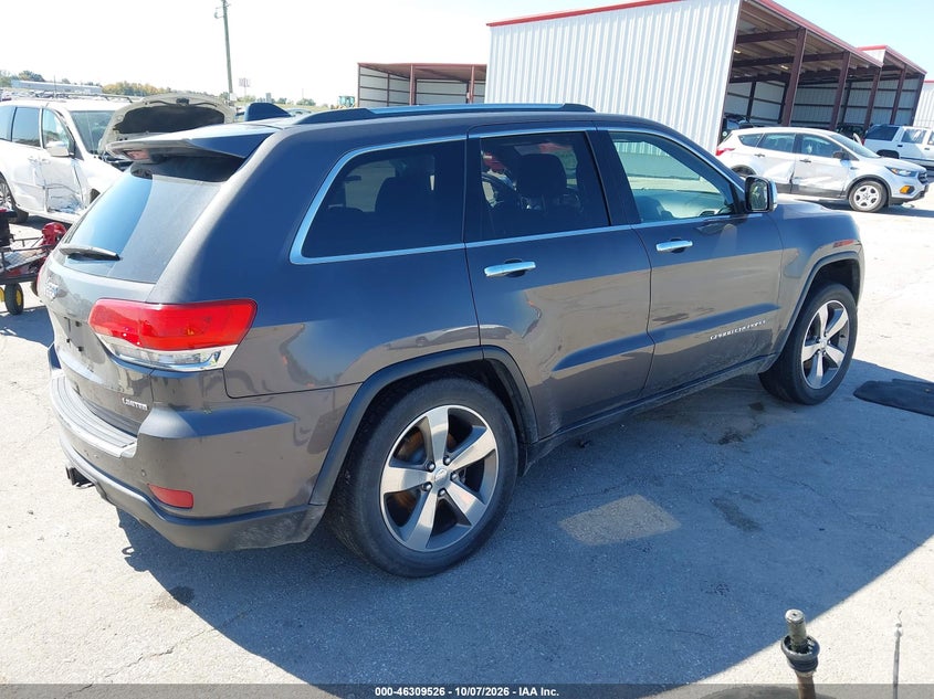 Vin: 1c4rjfbg8gc494327, lot: 46809725, jeep grand cherokee limited 20164