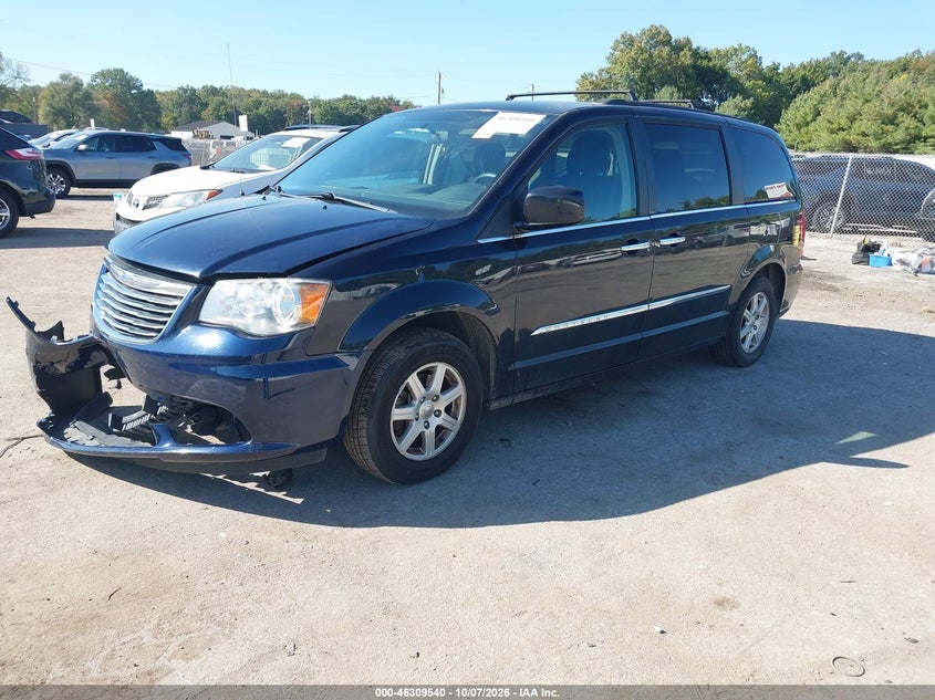 Vin: 2a4rr5dg4br617163, lot: 46809739, chrysler town & country touring 20112