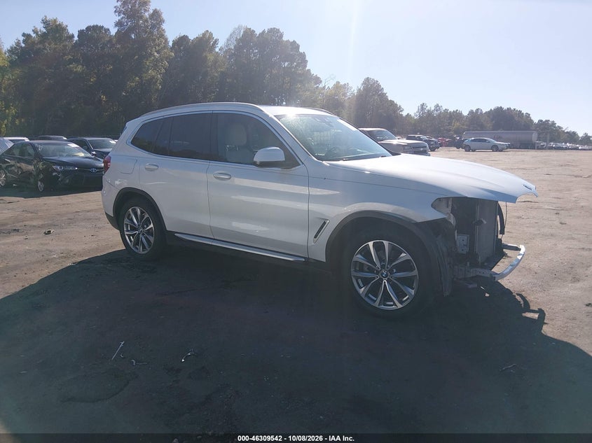 Vin: 5uxtr7c59klf25466, lot: 46809741, bmw x3 sdrive30i 20191