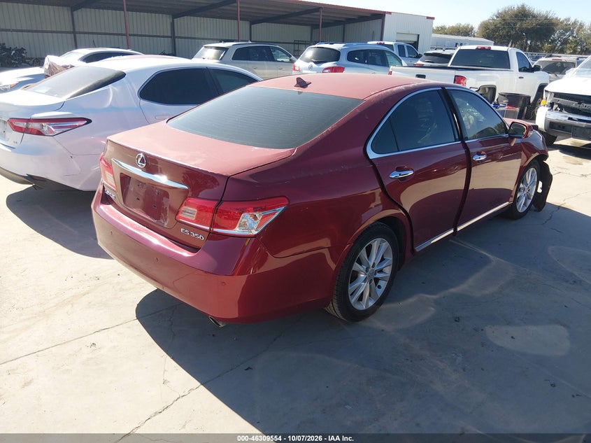 Vin: jthbk1eg8a2366016, lot: 46809753, lexus es 350 20104