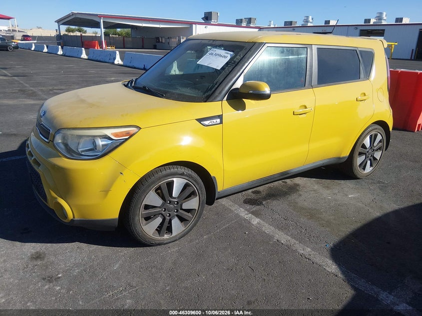 Vin: kndjx3a57e7048380, lot: 46809799, kia soul ! 20142