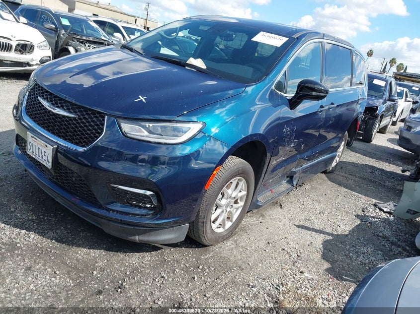 Vin: 2c4rc1bg9sr570974, lot: 46809819, chrysler pacifica select 20252