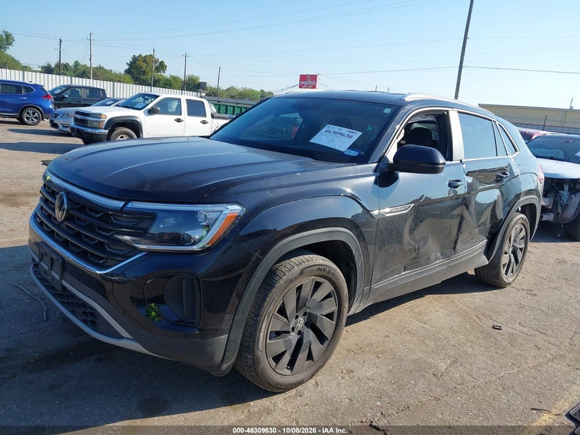 Vin: 1v2we2ca9sc214898, lot: 46809829, volkswagen atlas cross sport 2.0t se w/technology 20252