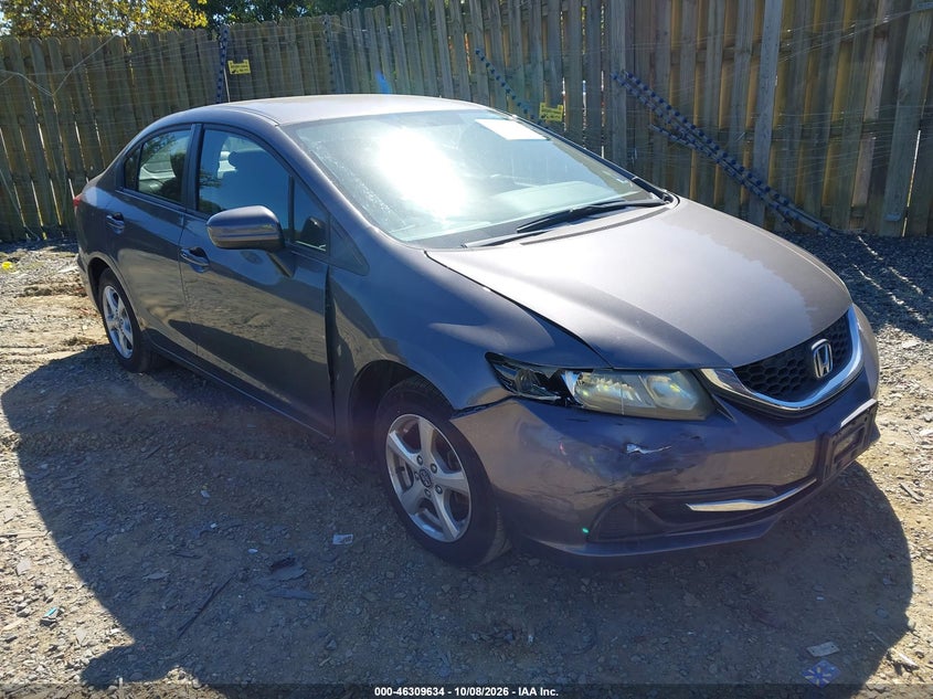 Vin: 19xfb2f5xfe232396, lot: 46809833, honda civic lx 20151