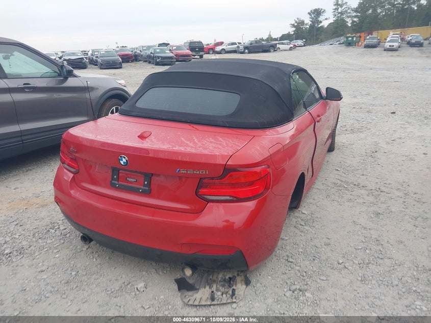 Vin: wba2n3c53jve45730, lot: 46809870, bmw m240i xdrive 20184