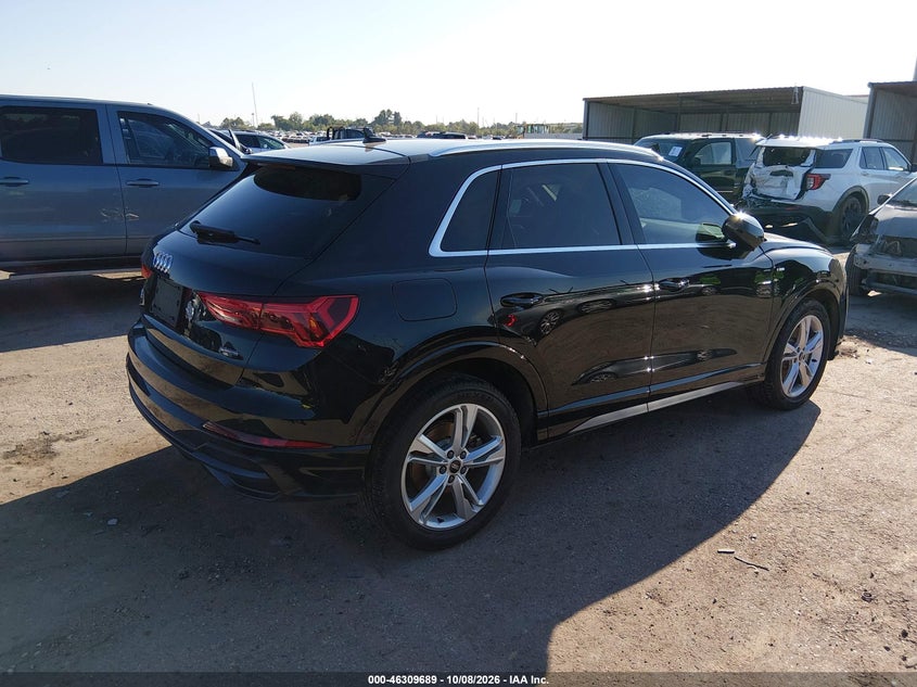 Vin: wa1decf37n1142850, lot: 46809888, audi q3 premium 45 tfsi s line quattro tiptronic 20224
