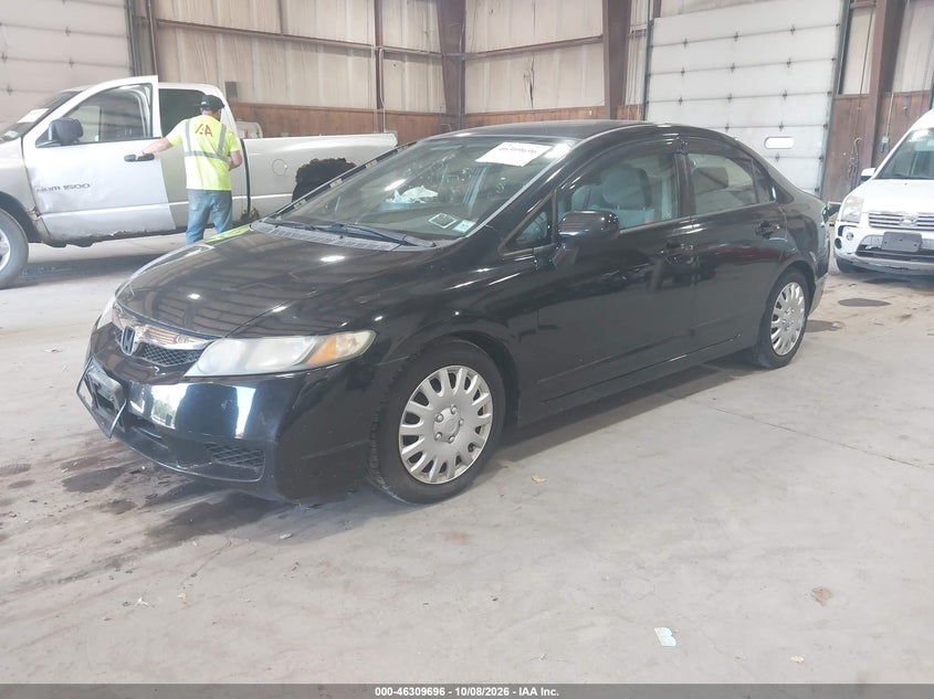 Vin: 2hgfa1f5xah324703, lot: 46809895, honda civic lx 20102
