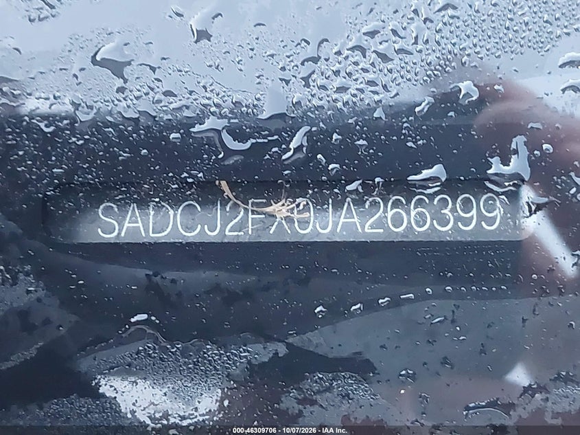 JAGUAR F-PACE 2018 VIN SADCJ2FX0JA266399