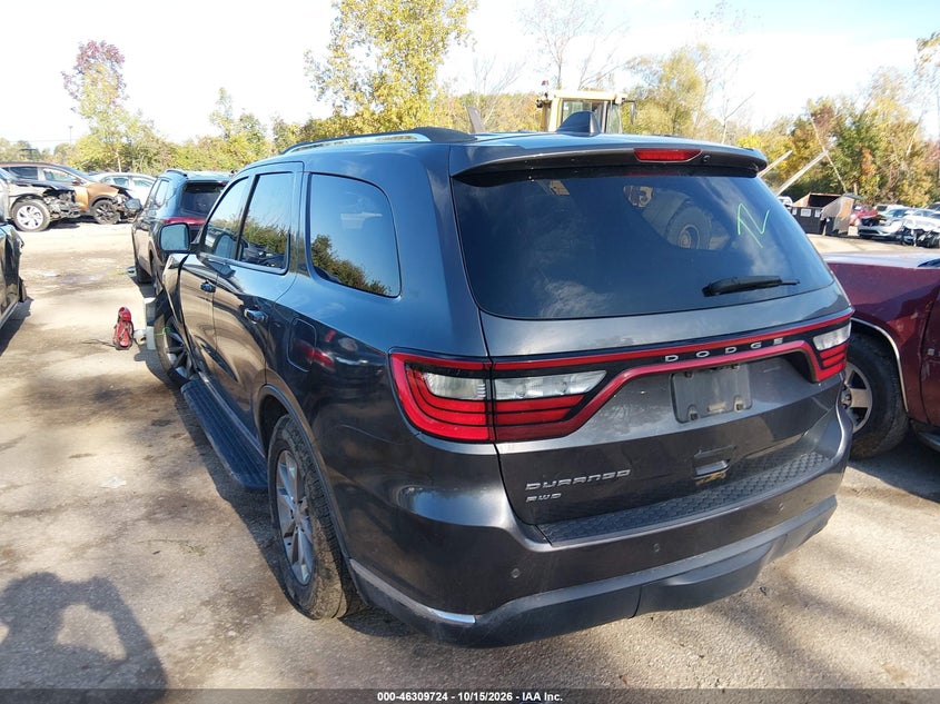 Vin: 1c4rdjag2hc789484, lot: 46809923, dodge durango sxt awd 20173