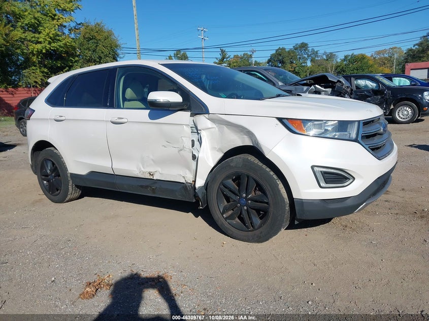 Vin: 2fmpk4j99gbb30859, lot: 46809966, ford edge sel 20161