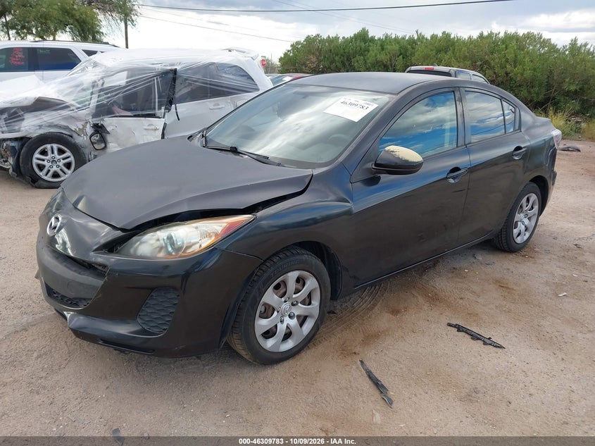 Vin: jm1bl1up6d1783919, lot: 46809982, mazda mazda3 i sport 20132