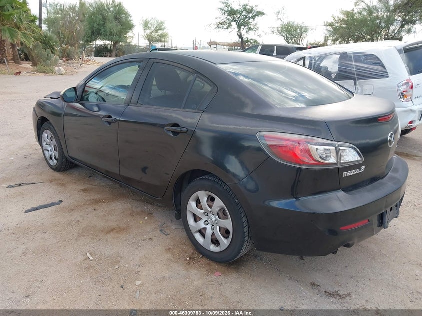Vin: jm1bl1up6d1783919, lot: 46809982, mazda mazda3 i sport 20133