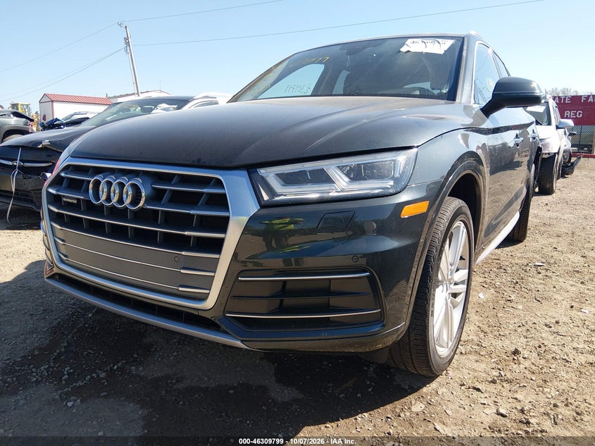 Vin: wa1bnafy3j2189983, lot: 46809998, audi q5 2.0t premium/2.0t tech premium 20182