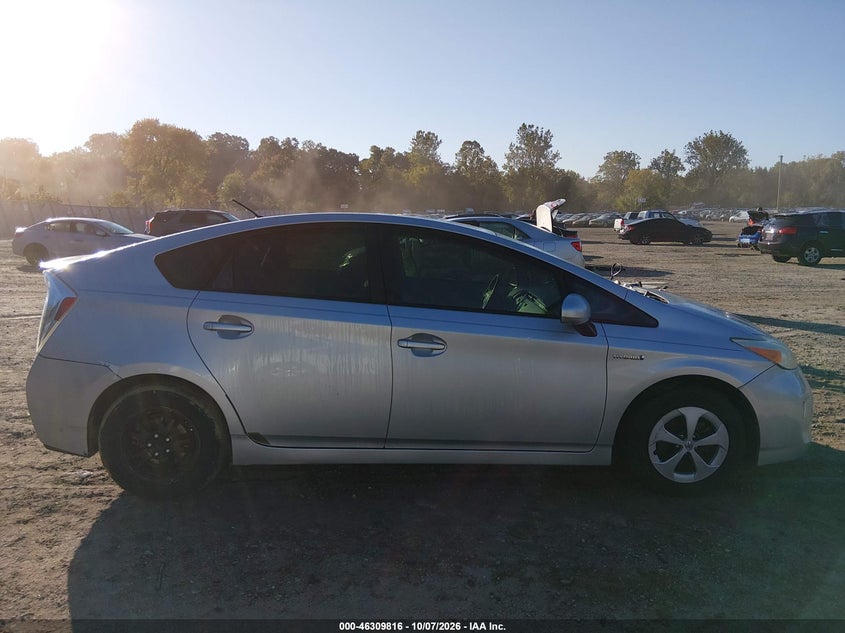TOYOTA PRIUS 2013 VIN JTDKN3DUXD0348659