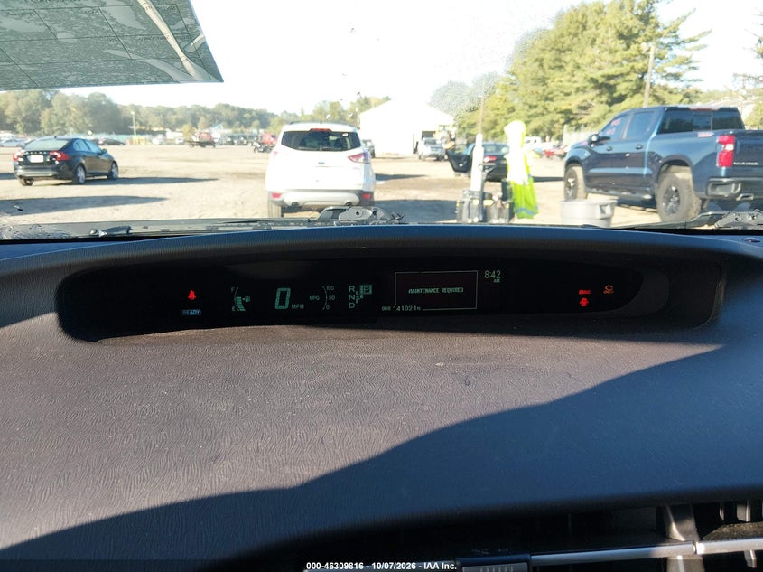 TOYOTA PRIUS 2013 VIN JTDKN3DUXD0348659