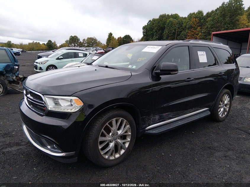 Vin: 1c4rdjdg8gc309201, lot: 46810026, dodge durango limited 20162