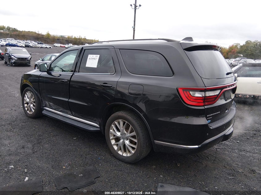 Vin: 1c4rdjdg6gc309201, lot: 46810026, dodge durango limited 20163