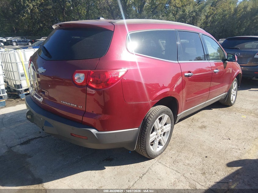 Vin: 1gnlvfed4aj247652, lot: 46810028, chevrolet traverse lt 20104