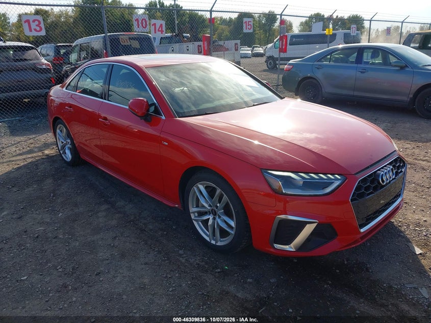 Vin: waueaaf47rn012873, lot: 46810035, audi a4 premium plus 45 tfsi s line quattro s tronic 2024 img_1
