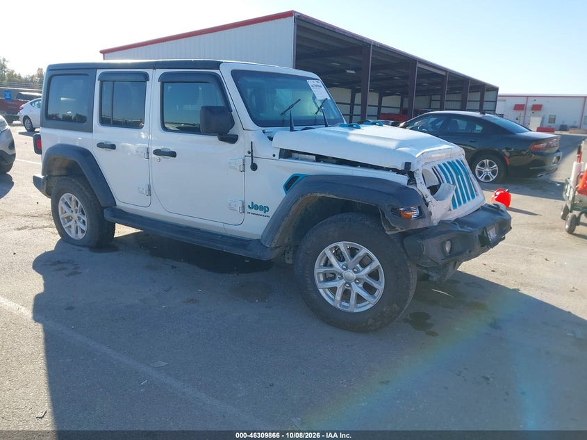 Vin: 1c4hjxkn7pw593137, lot: 46810065, jeep wrangler 4-door sport rhd 4x4 2023 img_1