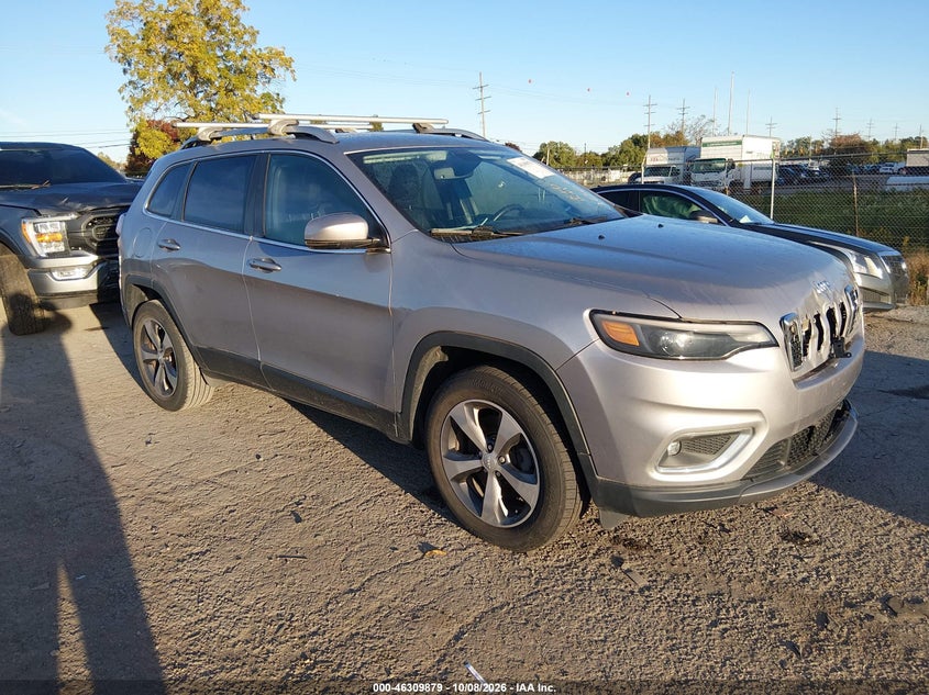 Vin: 1c4pjmdn4kd210766, lot: 46810079, jeep cherokee limited 4x4 20191