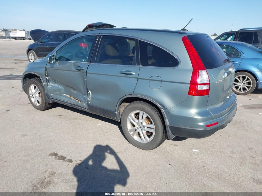Vin: jhlre4h70ac005316, lot: 46810117, honda cr-v ex-l 20103