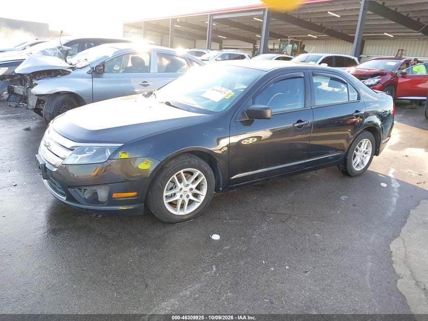 Vin: 3fahp0ga5cr367175, lot: 46810124, ford fusion s 20122