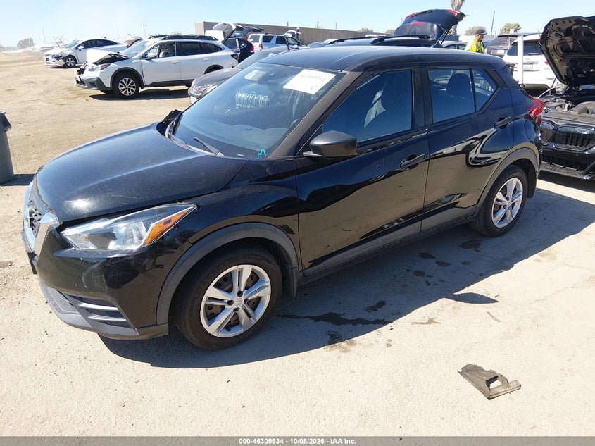 Vin: 3n1cp5bv2ll508687, lot: 46810133, nissan kicks s xtronic cvt 20202
