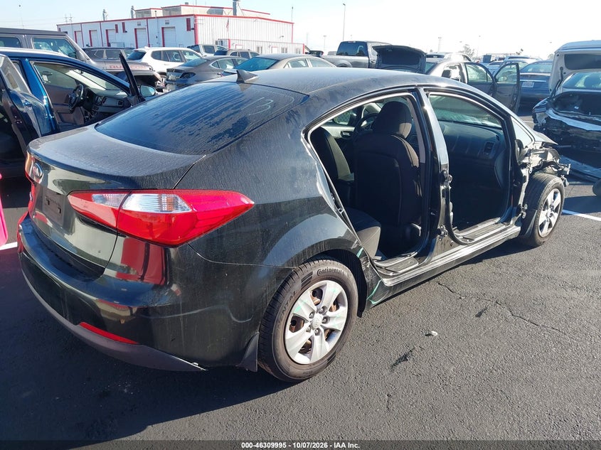 Vin: knafk4a60g5587583, lot: 46810194, kia forte lx 20164