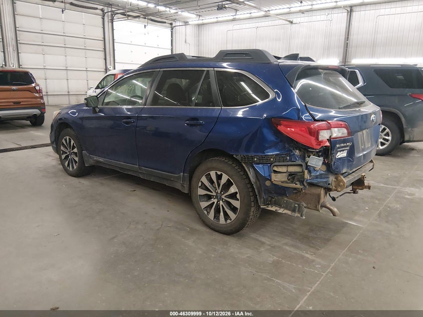 Vin: 4s4bsbjcxg3211363, lot: 46810198, subaru outback 2.5i limited 20163
