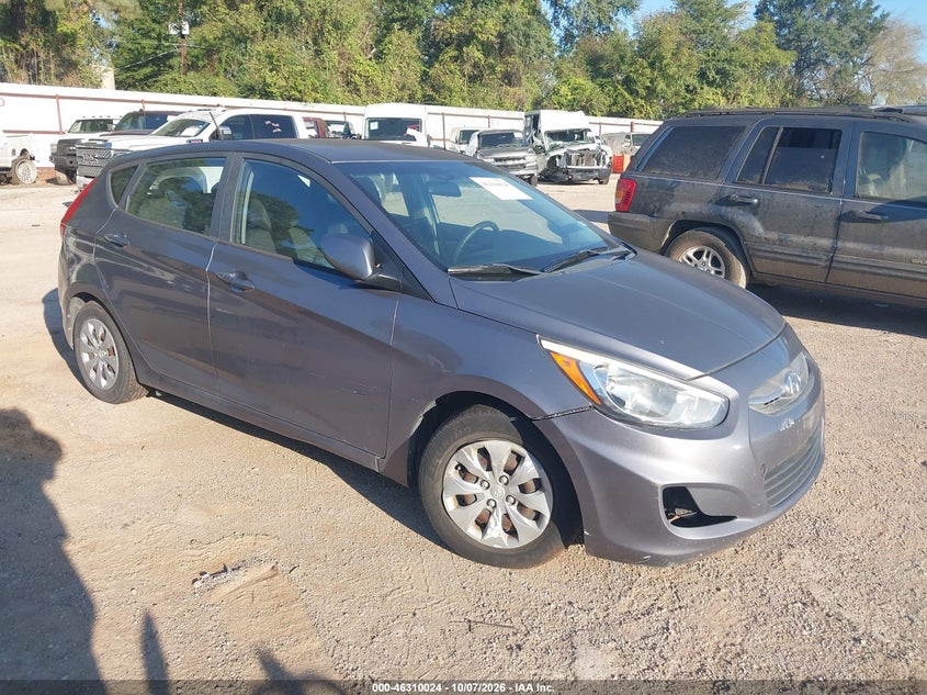 Vin: kmhct5ae7hu326177, lot: 46810223, hyundai accent se 2017 img_1