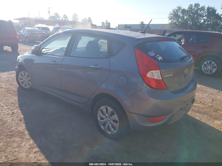 Vin: kmhct5ae7hu326177, lot: 46810223, hyundai accent se 20173