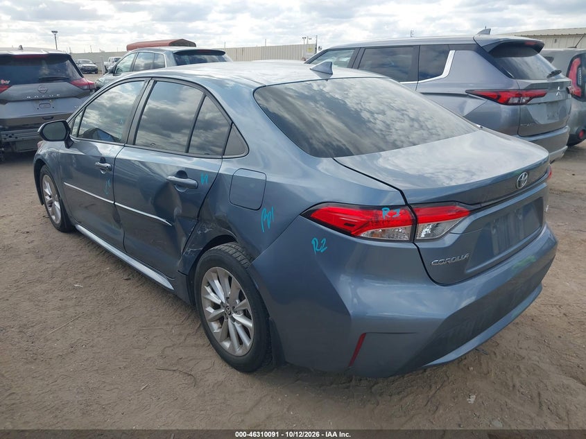Vin: jtdvpmae4mj166539, lot: 46810290, toyota corolla le 20213