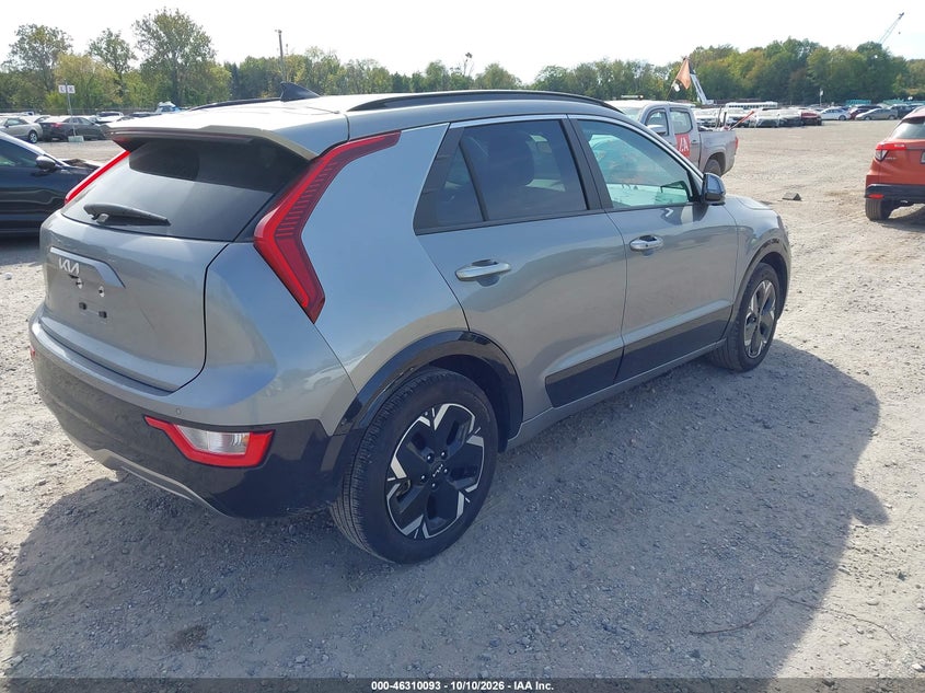 Vin: kndcr3l15s5145436, lot: 46810292, kia niro ev wind 20254